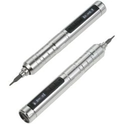 SUPERSELLER Visseuse Et Tournevis électrique SEQURE Kit De Tournevis Pour Stylo électrique Intelligent 245 Tr/min Avec 24 Embouts De Tournevis Magnétiques Et Lumière LED Pour Réparation électronique, Argent -Perceuse Soldes 2022 51246112 3