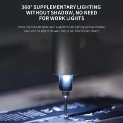 Visseuse Et Tournevis électrique IFu D2Plus Kit De Tournevis électrique Au Lithium Mini Alimentation Portable/manuel Tournevis Ensemble D'outils De Réparation Pour électronique/téléphone Portable/ordinateur Portable/montre, Gris -Perceuse Soldes 2022 51246157 4