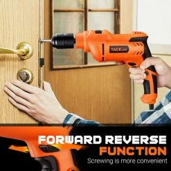 Perceuse à Percussion 2 En 1 900 W TACKLIFE, 3000 RPM, Perceuse Electrique, Choc Et Perçage Avec Marteau, Sans Clé De 13 Mm - PID05A 8 Perceuse à Percussion 2 En 1 900 W TACKLIFE, 3000 RPM, Perceuse Electrique, Choc Et Perçage Avec Marteau, Sans Clé De 13 Mm - PID05A -Perceuse Soldes 2022 51302896 2