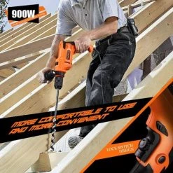 Perceuse à Percussion 2 En 1 900 W TACKLIFE, 3000 RPM, Perceuse Electrique, Choc Et Perçage Avec Marteau, Sans Clé De 13 Mm - PID05A 9 Perceuse à Percussion 2 En 1 900 W TACKLIFE, 3000 RPM, Perceuse Electrique, Choc Et Perçage Avec Marteau, Sans Clé De 13 Mm - PID05A -Perceuse Soldes 2022 51302896 3