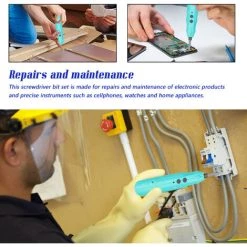 SUPERSELLER Visseuse Et Tournevis électrique Tournevis électrique Rechargeable USB Sans Fil Mini Outil électrique Tournevis Multifonction Pour Réparer L'appareil électronique D'horloge, Vert - Vert -Perceuse Soldes 2022 51538478 2