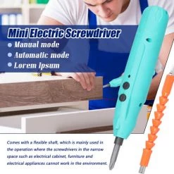 SUPERSELLER Visseuse Et Tournevis électrique Tournevis électrique Rechargeable USB Sans Fil Mini Outil électrique Tournevis Multifonction Pour Réparer L'appareil électronique D'horloge, Vert - Vert -Perceuse Soldes 2022 51538478 3