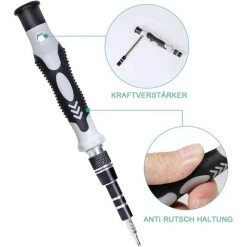 LITZEE 120 En 1 Tournevis Precision Kit Tools, Portable Kit Tournevis De Précision Magnétique Tournevis Outils De Réparation Pour Ordinateur/Laptop/iPhone/Lunettes/Montre/Smartphone (Noir) -Perceuse Soldes 2022 51552955 4