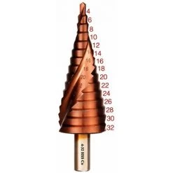 QERSTA Mengshen Cobalt Forets étagés 4-32mm Rainure En Spirale, HSS M35 Découpe Agrandir Plaque En Acier Inoxydable Pour Trempe Plaque En Acier Perçage De Tôles En Acier Poignée Triangle Jeu De Forets -Perceuse Soldes 2022 51901798 3