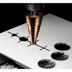 QERSTA Mengshen Cobalt Forets étagés 4-32mm Rainure En Spirale, HSS M35 Découpe Agrandir Plaque En Acier Inoxydable Pour Trempe Plaque En Acier Perçage De Tôles En Acier Poignée Triangle Jeu De Forets -Perceuse Soldes 2022 51901798 4