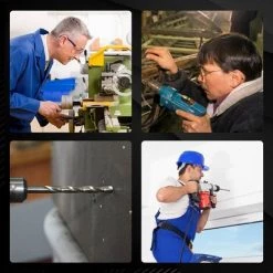 QERSTA Forets à Queue Hexagonale Robinet Hexagonal HSS 1/4" M3 M4 M5 M6 M8 M10 Forets Pour Tarauds Métriques (M3+M4+M5+M6+M8+M10) 9 QERSTA Forets à Queue Hexagonale Robinet Hexagonal HSS 1/4" M3 M4 M5 M6 M8 M10 Forets Pour Tarauds Métriques (M3+M4+M5+M6+M8+M10) -Perceuse Soldes 2022 51901816 3