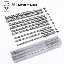 QERSTA Forets à Béton, 9PCS (5 Mm ~ 16x160 Mm) Foret Carrelage, Foret à Percussion Électrique SDS-Plus Pour Perforateur, Forets Transversaux Pour Béton, Brique, Pierre, Naturelle, Métal 11 QERSTA Forets à Béton, 9PCS (5 Mm ~ 16x160 Mm) Foret Carrelage, Foret à Percussion Électrique SDS-Plus Pour Perforateur, Forets Transversaux Pour Béton, Brique, Pierre, Naturelle, Métal -Perceuse Soldes 2022 51901846 5