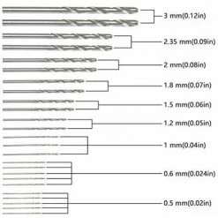 QERSTA MIni Perceuse à Main Twist Drill Bits +25 Micro Forets Hélicoïdaux Sans Fil En Aluminium Pin Vise Outils Rotatifs Forets Hélicoïdaux Adjustable Pyrogravure Maison Plastique Trou Cuivre -Perceuse Soldes 2022 51901888 5