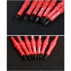 QERSTA Jeu De Tournevis, Tournevis Électricien, Isolés Tournevis, Screwdriver Insulated Avec Poignée, Tournevis Isolant Magnétique Interchangeable, Kit D'Outils De Réparation -Perceuse Soldes 2022 51901978 5