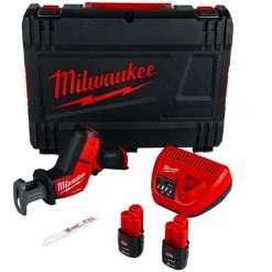 Scie Sabre Milwaukee M12CHZ-202X FUEL™ HACKZALL™ (2 X 2,0 Ah C12C HD Box)
