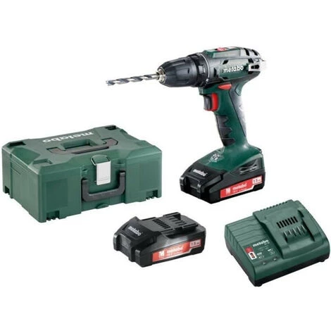 Perceuse Visseuse 18 V METABO BS 18 2 X 1,5 Ah Li-Power SC 30 Cof 3 Perceuse Visseuse 18 V METABO BS 18 2 X 1,5 Ah Li-Power SC 30 Cof