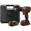 WEBMARKETPOINT Perceuse Sans Balais Black & Decker 18VP Avec 2 Piles -Perceuse Soldes 2022 52529194 1
