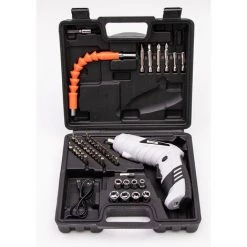 ELLE Perceuse Sans Fil 3,0 Nm, Tournevis 1300 MAh 3,6 V + Accessoires, Câble De Charge USB -Perceuse Soldes 2022 52638014 2