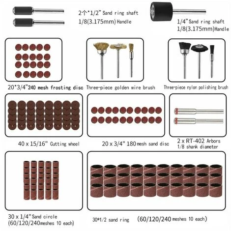 DECKON Mini Perceuse électrique, Ensemble De 150 Pièces, Meuleuse, Meulage Et Polissage, Mèche Fonctionnant Sur L'acier Inoxydable Et D'autres Métaux, Durable 5 DECKON Mini Perceuse électrique, Ensemble De 150 Pièces, Meuleuse, Meulage Et Polissage, Mèche Fonctionnant Sur L'acier Inoxydable Et D'autres Métaux, Durable – Image 3