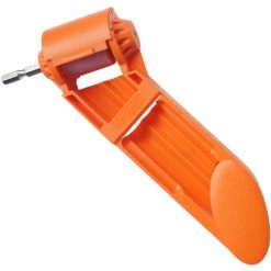 DECKON Perceuse électrique En Corindon, Portable 2-12.5 Mm, Affûteur De Perceuse électrique En Corindon, Broyeur De Perceuse électrique, Polissage Réparation De Perceuse, Outil D'affûtage Orange 2pcs