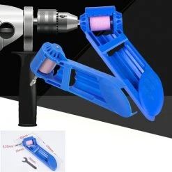 DECKON Perceuse électrique En Corindon, Portable 2-12.5 Mm, Affûteur De Perceuse électrique En Corindon, Broyeur De Perceuse électrique, Polissage Réparation De Perceuse, Outil D'affûtage Orange 2pcs -Perceuse Soldes 2022 52767833 4