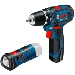 BOSCH Perceuse Visseuse 12V - GSR12V-15 + Lampe