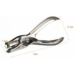 DENUOTOP 2 Pièces Perforatrice En Métal,Capacité Pour Feuilles Multiples Pour Une Capacité De 8 Feuilles,Outil Manuel De Perforation Pour École De Bureau à La Maison,Diamètre De 3 Mm -Perceuse Soldes 2022 52867459 3