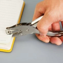 DENUOTOP 2 Pièces Perforatrice En Métal,Capacité Pour Feuilles Multiples Pour Une Capacité De 8 Feuilles,Outil Manuel De Perforation Pour École De Bureau à La Maison,Diamètre De 3 Mm Et 6mm -Perceuse Soldes 2022 52867466 4