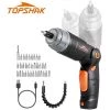 Tournevis électrique Sans Fil TOPSHAK TS-ESD2 3.6V Visseuse + 34 Embouts -Perceuse Soldes 2022 53334285 1