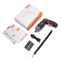 Tournevis électrique Sans Fil TOPSHAK TS-ESD2 3.6V Visseuse + 34 Embouts -Perceuse Soldes 2022 53334285 4