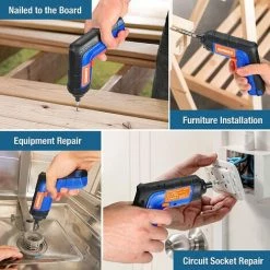 Visseuse Sans Fil, SORAKO 3,6V Visseuse Devisseuse 2000mAh Batterie, Tournevis Electrique Max 6Nm Avec Mandrin Magnétique -Perceuse Soldes 2022 53432714 5