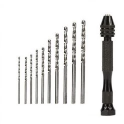 SUPERSELLER 26 Pièces Forets à Main Ensemble Perceuse à Main En Alliage D'aluminium + 25 Pièces Forets Hélicoïdaux En Acier à Grande Vitesse Petit étau à Broche De Mandrin Manuel - 26 Pièces - 26 Pièces -Perceuse Soldes 2022 53506287 5