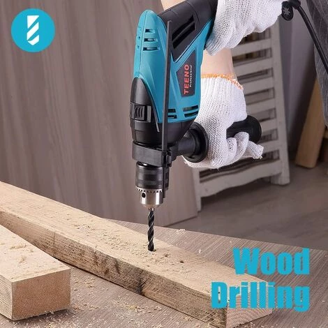 Perceuse à Percussion 710W,TEENO,20*Accessoires,Boîte En Plastique - Vert 7 Perceuse à Percussion 710W,TEENO,20*Accessoires,Boîte En Plastique - Vert – Image 5