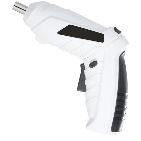 SUPERSELLER Tournevis Sans Fil 1300mAh USB Rechargeable Tournevis électrique Réglable 2 Position Perceuse Visseuse 6Nm Multifonctionnel Perceuse Électrique Outils Électriques - Blanche - Blanche 4 SUPERSELLER Tournevis Sans Fil 1300mAh USB Rechargeable Tournevis électrique Réglable 2 Position Perceuse Visseuse 6Nm Multifonctionnel Perceuse Électrique Outils Électriques - Blanche - Blanche – Image 2
