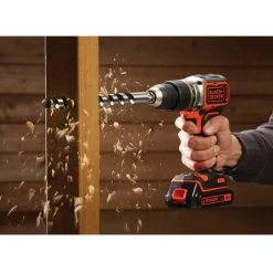BLACK & DECKER Perceuse à Percussion Sans Fil Brushless 18v 50 Accessoires 4ah + 2.5ah BLACK+DECKER - BL188ME2SA-QW 10 BLACK & DECKER Perceuse à Percussion Sans Fil Brushless 18v 50 Accessoires 4ah + 2.5ah BLACK+DECKER - BL188ME2SA-QW -Perceuse Soldes 2022 53697208 4