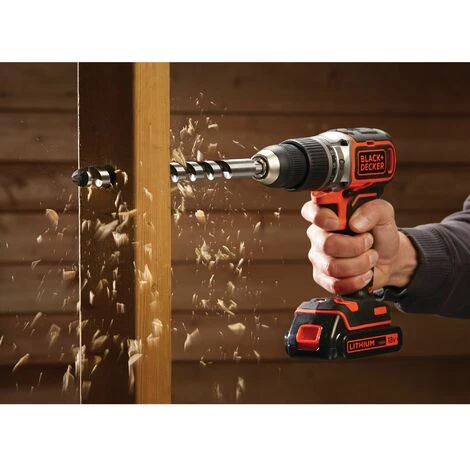 BLACK & DECKER Perceuse à Percussion Sans Fil Brushless 18v 50 Accessoires 4ah + 2.5ah BLACK+DECKER - BL188ME2SA-QW 6 BLACK & DECKER Perceuse à Percussion Sans Fil Brushless 18v 50 Accessoires 4ah + 2.5ah BLACK+DECKER - BL188ME2SA-QW – Image 4