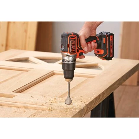 BLACK & DECKER Perceuse à Percussion Sans Fil Brushless 18v 50 Accessoires 4ah + 2.5ah BLACK+DECKER - BL188ME2SA-QW 7 BLACK & DECKER Perceuse à Percussion Sans Fil Brushless 18v 50 Accessoires 4ah + 2.5ah BLACK+DECKER - BL188ME2SA-QW – Image 5