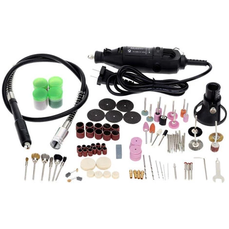 SUPERSELLER Ensemble De Meulage électrique Professionnel Multifonction 110V AC Perceuse Meuleuse Outil Pour Fraisage Polissage Forage Coupe Gravure Kit Avec 171 Pièces Ensemble D'accessoires - 2 3 SUPERSELLER Ensemble De Meulage électrique Professionnel Multifonction 110V AC Perceuse Meuleuse Outil Pour Fraisage Polissage Forage Coupe Gravure Kit Avec 171 Pièces Ensemble D'accessoires - 2