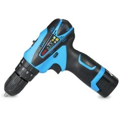 SUPERSELLER Perceuse électrique Sans Fil Multifonctionnelle à Deux Vitesses Au Lithium-ion 16,8 V Avec Tournevis Rechargeable Avec Lumière LED - Prise UE -Perceuse Soldes 2022 53820791 2