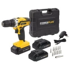POWER PLUS Perceuse 20V - 3 BATT -Perceuse Soldes 2022 53917880 2