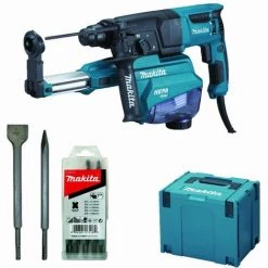Perforateur Burineur 800W 26 Mm MAKITA + Kit Accessoires - HR2652JX14