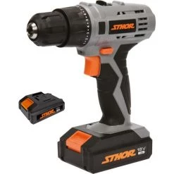 Perceuse Sans Fil STHOR Avec 2 Batteries Et 1 Chargeur - 18V - 10mm - 22Nm -Perceuse Soldes 2022 54590292 3