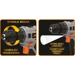 Perceuse Sans Fil STHOR Avec 2 Batteries Et 1 Chargeur - 18V - 10mm - 22Nm -Perceuse Soldes 2022 54590292 4