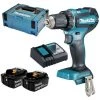 Perceuse-visseuse Sans Fil Makita DDF485RFJ 18 V 3 Ah Li-Ion + 2 Batteries, + Mallette, + Chargeur