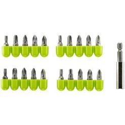 Pack RYOBI Perceuse-visseuse à Percussion Brushless - 1 Batteries 5.0Ah - 1 Batterie 2.0Ah - 1 Chargeur 2.0Ah - 21 Accessoires De Vissage -Perceuse Soldes 2022 54682634 4