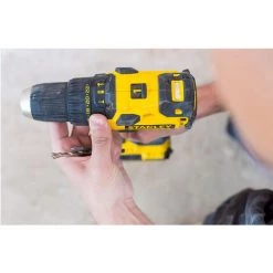 Perceuse Visseuse Sans Fil Brushless 18V 2 Batteries Lithium-ion 2.0 Ah STANLEY FATMAX Chargeur Rapide + Coffret FMC627D2 -Perceuse Soldes 2022 54690780 5