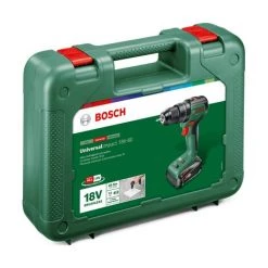 Bosch Perceuse à Percussion UniversalImpact 18V-EC 1 Batterie 2,0Ah + AL 18V-20 -Perceuse Soldes 2022 54698278 2