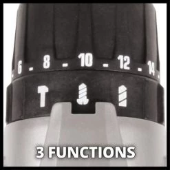 Einhell Perceuse-Visseuse à Percussion Sans Fil TE-CD 18/2 Li-i + 22 Accessoires - Power X-Change (18V, 44 Nm, 20 Positions, Coffret E-Box) Livré Avec Batterie 2,5Ah Et Chargeur -Perceuse Soldes 2022 54817324 4