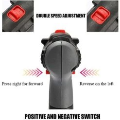 YOOUYIDA Perceuse Sans Fil - Chargeur Inclus, 2 Vitesses, 21v, 2 Batteries -Perceuse Soldes 2022 55028816 5