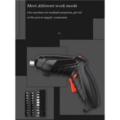 Cisea Pistolet à Vis Sans Fil électrique Rechargeable Li-Ion 3,6 V Avec Indicateur De Batterie Pour La Maison, Les Débutants Et Les Expérimentés (moyen) -Perceuse Soldes 2022 55163794 5