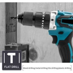 Cisea Visseuse Sans Fil 21V Perceuse électrique Perceuse à Main étanche(sans Batterie) -Perceuse Soldes 2022 55163811 3