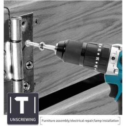 Cisea Visseuse Sans Fil 21V Perceuse électrique Perceuse à Main étanche(sans Batterie) -Perceuse Soldes 2022 55163811 4