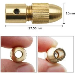Petit Collet De Foret électrique, Petite Perceuse électrique Bit Collet Drill Chuck Set Avec Clé Fontainebleau 7Pcs -Perceuse Soldes 2022 55255447 5