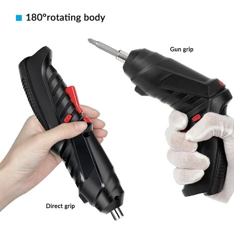 ALMI Tournevis éLectrique 47 En 1, Ensemble D'Embouts De Tournevis Sans Fil Suewidfay Rechargeables, 3,6 V Li-Ion 3,5 N·M Couple Max. Perceuse Rotative éLectrique Pour Projet De Bricolage 6 ALMI Tournevis éLectrique 47 En 1, Ensemble D'Embouts De Tournevis Sans Fil Suewidfay Rechargeables, 3,6 V Li-Ion 3,5 N·M Couple Max. Perceuse Rotative éLectrique Pour Projet De Bricolage – Image 4