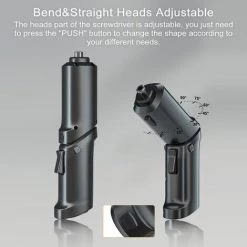 ASUPERMALL 3.5N/M Tournevis électrique Pliable, USB Rechargeable, Tête Droite Réglable Avec Lampe De Poche LED, 12PCS - 12PCS 9 ASUPERMALL 3.5N/M Tournevis électrique Pliable, USB Rechargeable, Tête Droite Réglable Avec Lampe De Poche LED, 12PCS - 12PCS -Perceuse Soldes 2022 55282879 3
